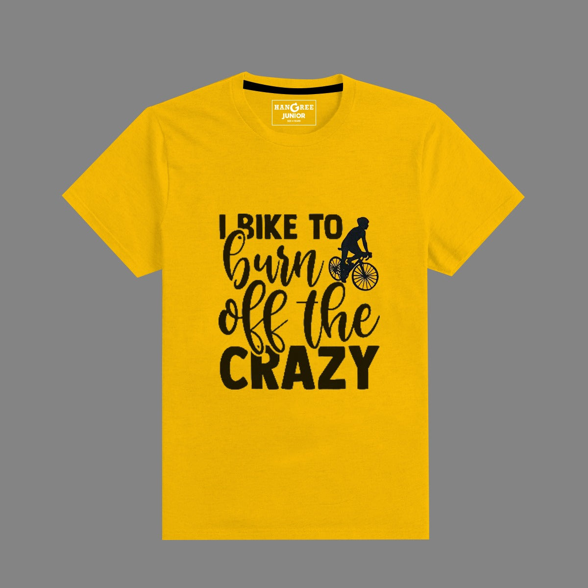 Boy's Exclusive Yellow Printed Tee Shirt