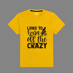 Boy's Exclusive Yellow Printed Tee Shirt