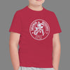 Boy's Exclusive Red Motor Bike Printed Tee Shirt