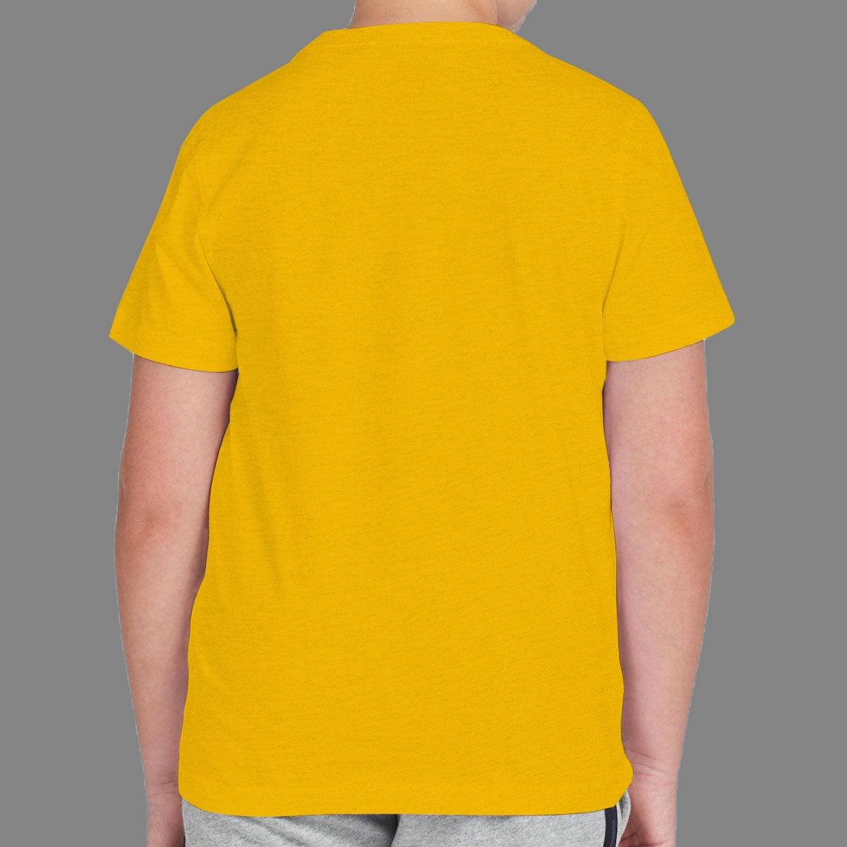 Boy's Exclusive Yellow Printed Tee Shirt