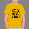 Boy's Exclusive Yellow Printed Tee Shirt
