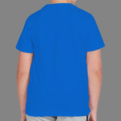 Boy's "HOLIDAY VAN" Printed Blue Tee Shirt