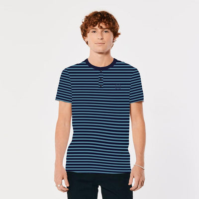 HG SIGNATURE YARN DYED HENLAY TEE SHIRT