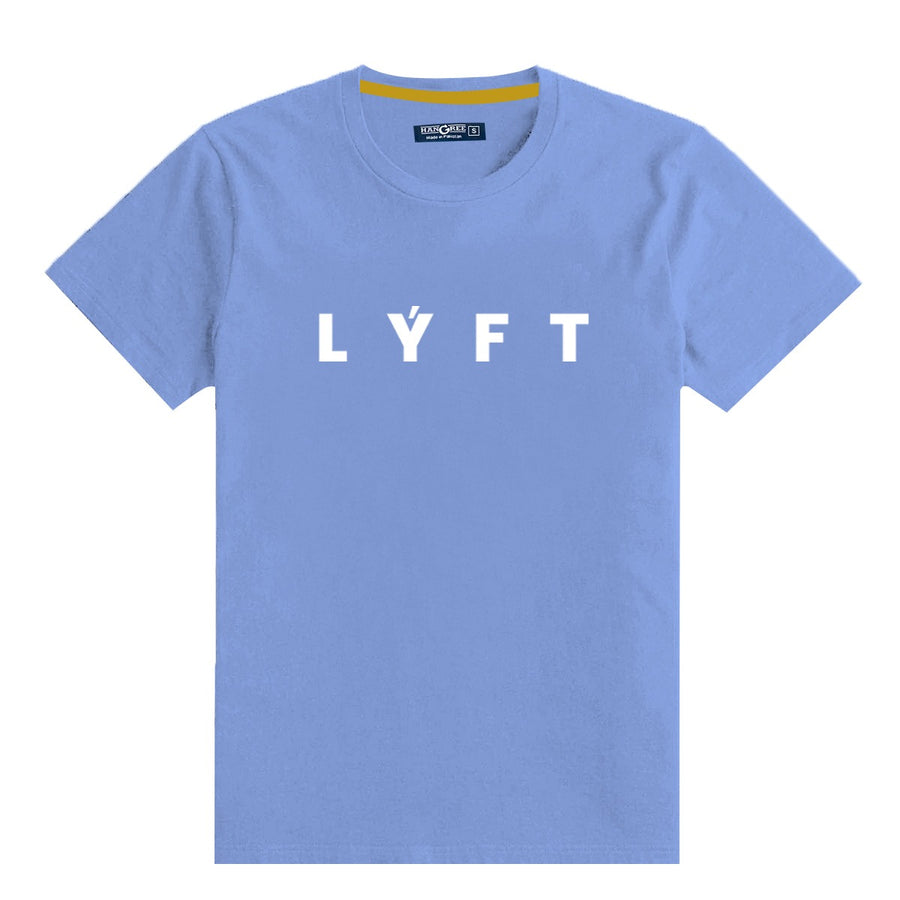 L Y F T Printed Light Blue Summer Tracksuit