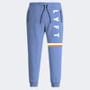 L Y F T Printed Light Blue Summer Tracksuit