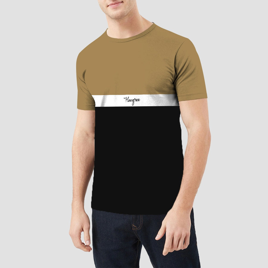 HG SIGNATURE COMBO PANEL TEE SHIRT