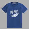 Exclusive Printed Bright Blue Tee Shirt