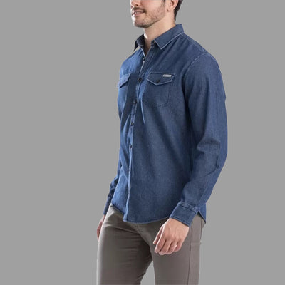 Branded Denim Casual Shirt