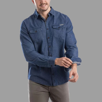 Branded Denim Casual Shirt