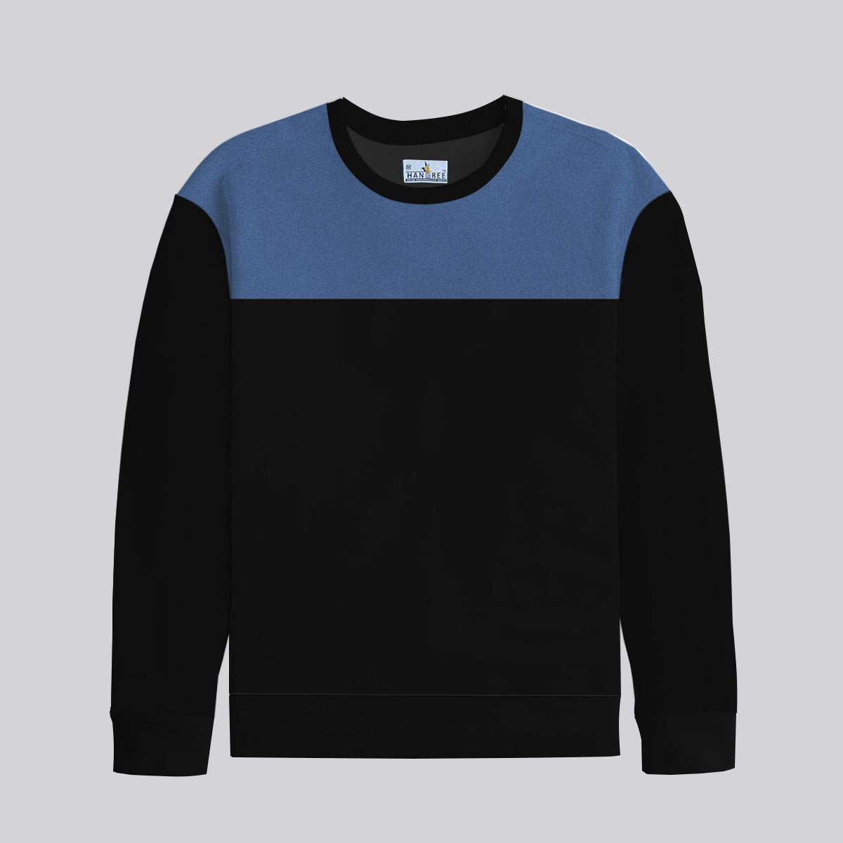 HG Combo Fleece Sweat Shirt - Sky Black