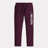 Sig Printed Burgundy Sweat Pant