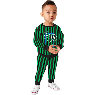 Boy's Exclusive Striper Fleece Track Suit