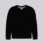 Premium Self Textured Fleece Sweat Shirt - Black