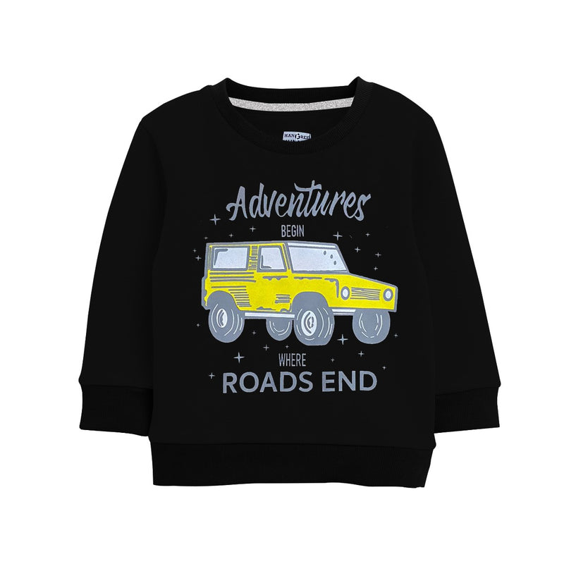 Boy's Exclusive Printed Fleece Sweat Shirt