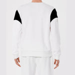 HG "SUNSET CHASER" Printed Contrast Fashion Sweat Shirt - White