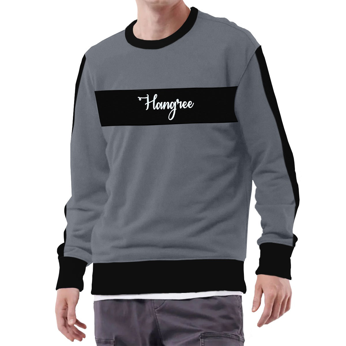 HG Signature Gray Panel Sweat Shirt