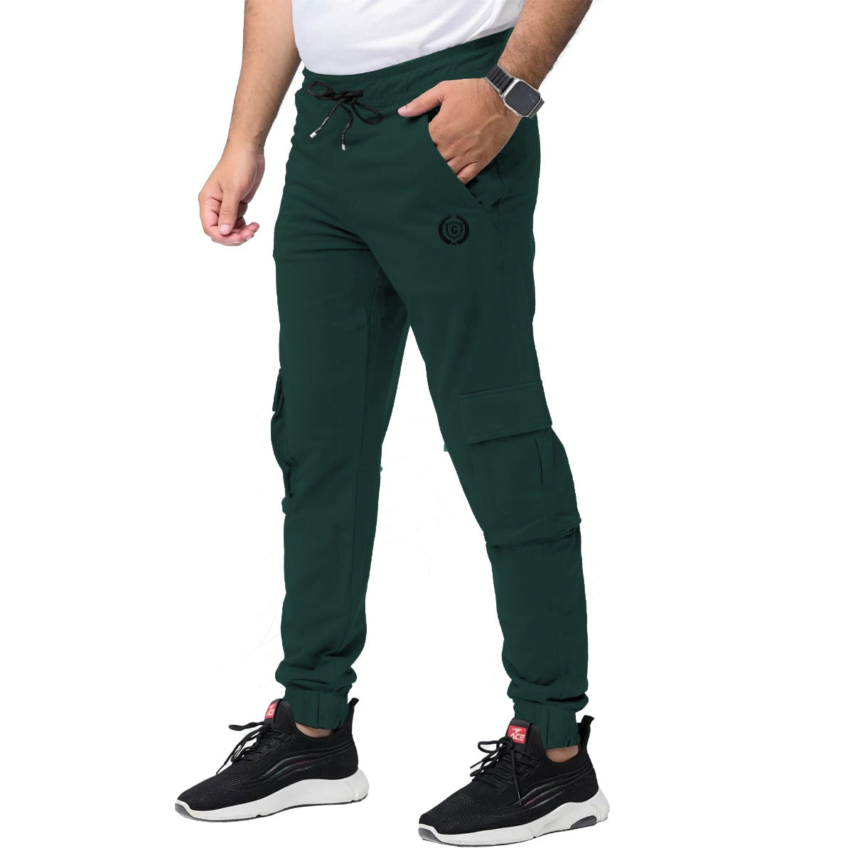 HG SIGNATURE CLOSE BOTTOM CARGO TERRY TROUSER