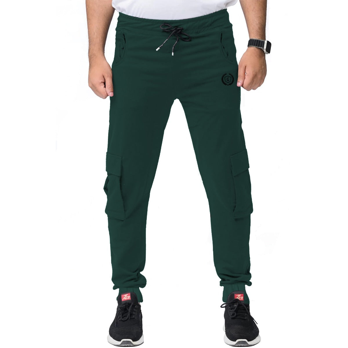 HG SIGNATURE CLOSE BOTTOM CARGO TERRY TROUSER