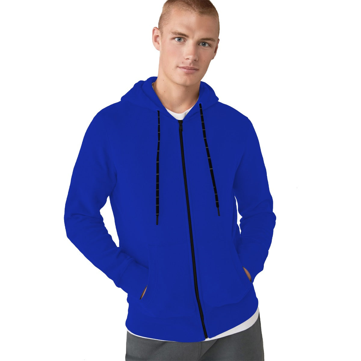 Royal Fleece Zip Up Hoodie