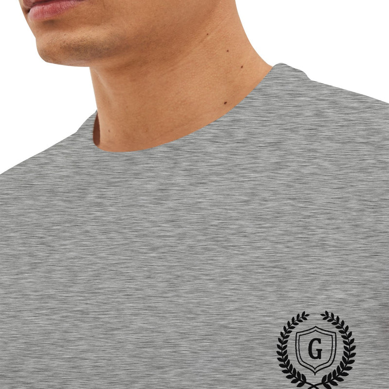 HG Signature Emb. Dryfit Tee Shirt - Melange Gray