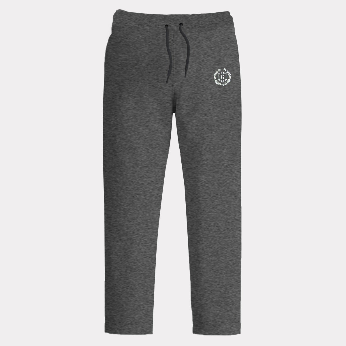 HG Charcoal Signature Emb Soft Cotton Trouser