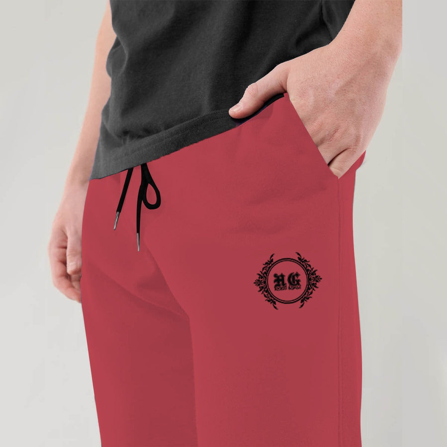 HG Burgundy Signature Emb Soft Cotton Trouser