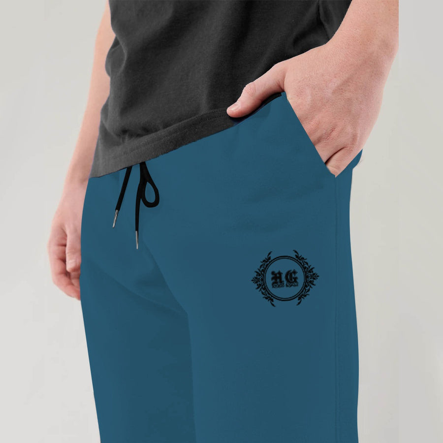 HG Lavish Blue Signature Emb Soft Cotton Trouser