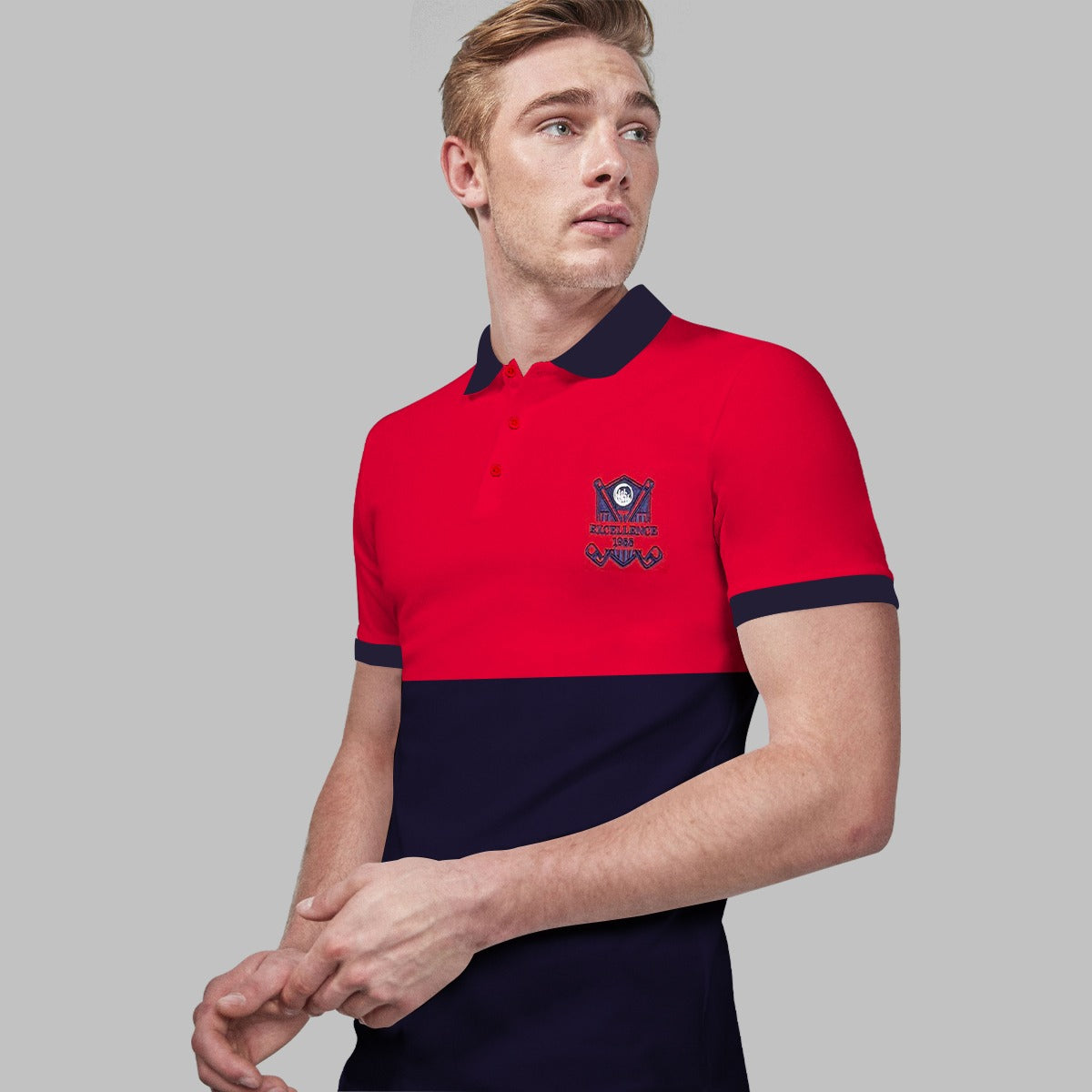 HG SIGNATURE PANEL LUXURY POLO SHIRT