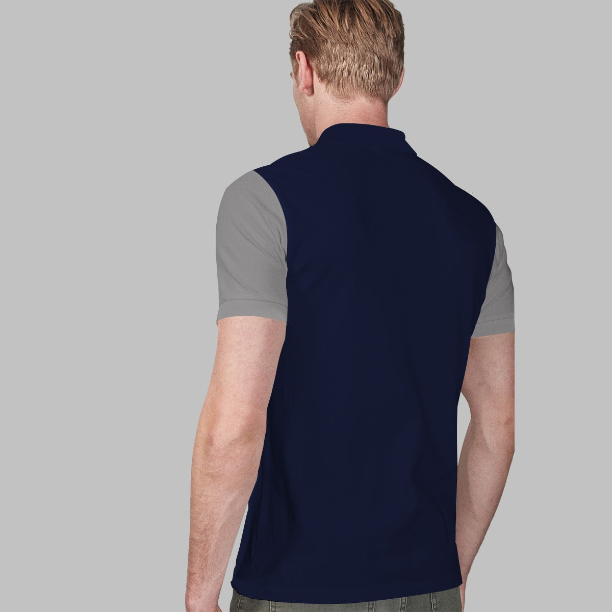 HG Signature Embroidered Vertical Panel Polo Shirt