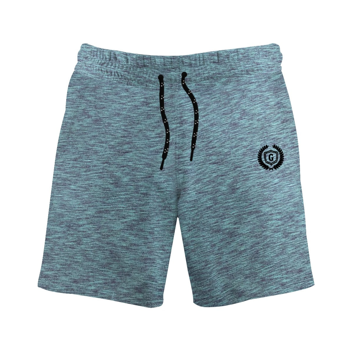 HG Signature Emb Mélange Two Quarter Summer Shorts - Sea Green