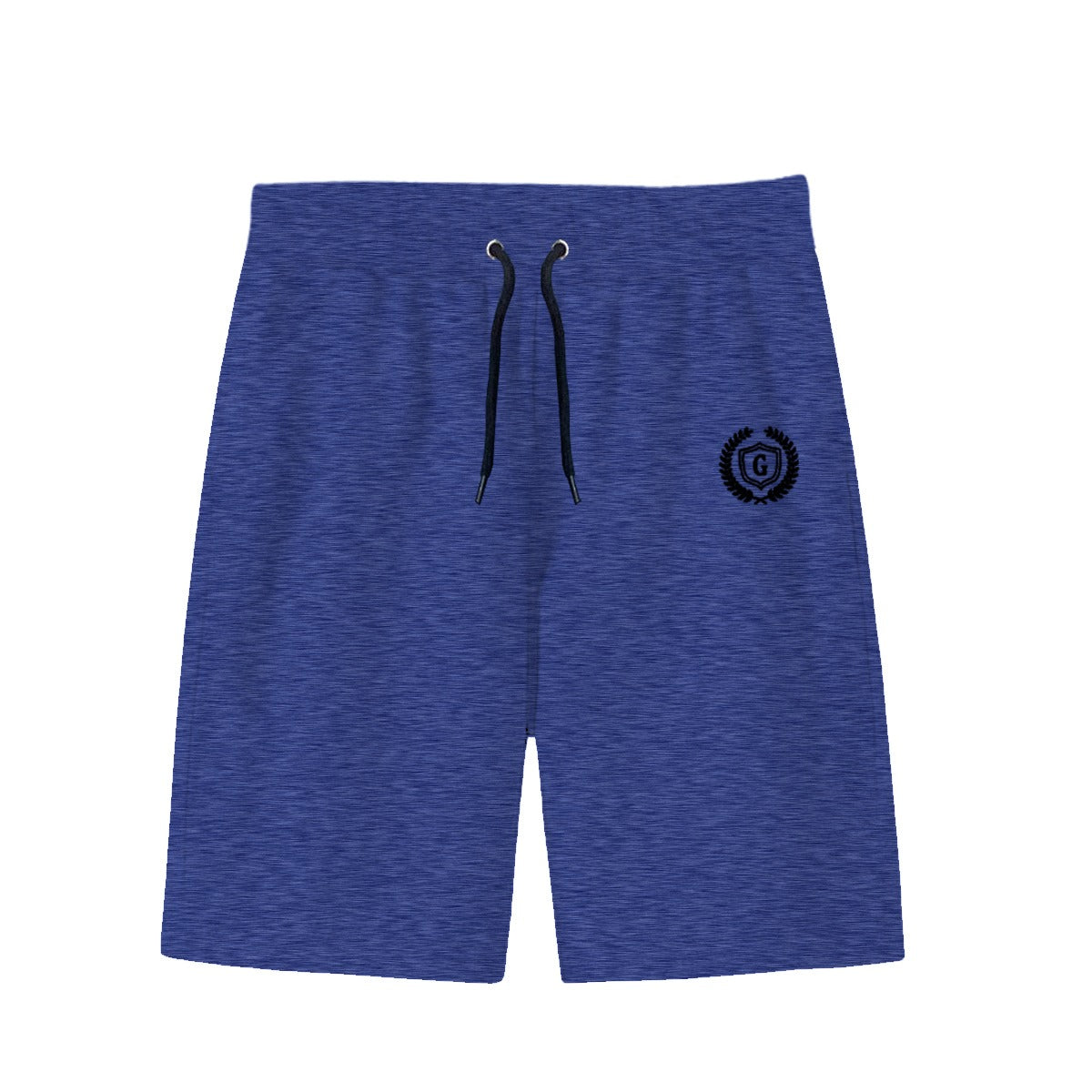 HG Signature Emb Three Quarter Summer Shorts - Textured Blue