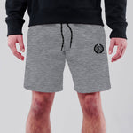 HG SIGNATURE EMB TWO QUARTER DRYFIT SHORTS - TEXTURED GRAY