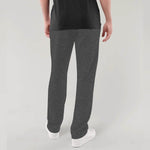CHARCOAL ZIPPED POCKETS SOFT COTTON TROUSER