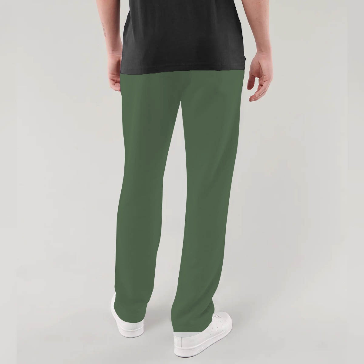 HG COMMANDO GREEN SIGNATURE EMB SOFT COTTON TROUSER