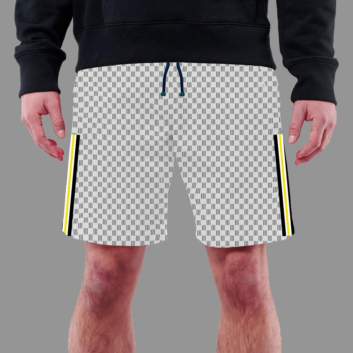 Branded Off White Ribbed Two Quarter Summer Shorts