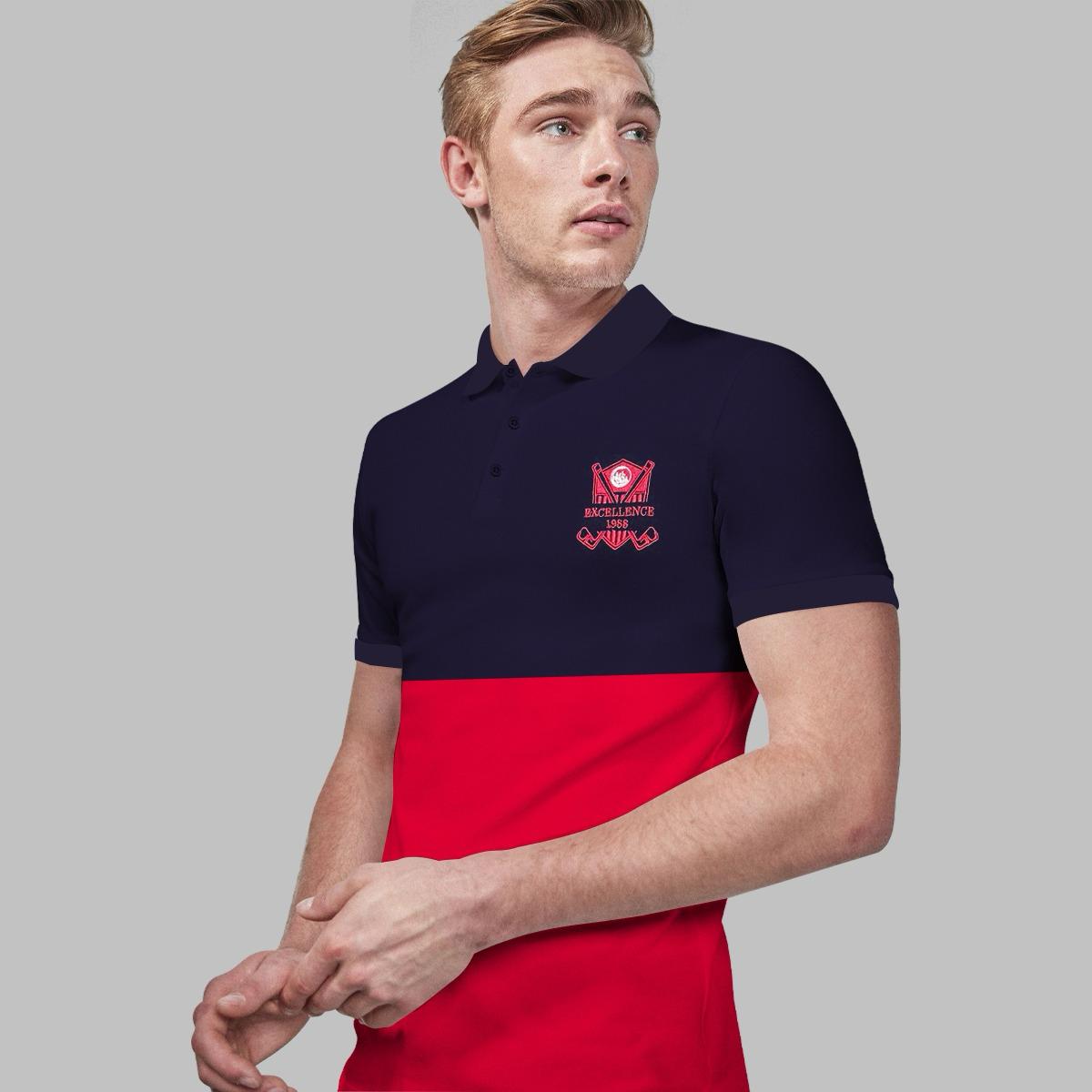 HG SIGNATURE PANEL LUXURY POLO SHIRT