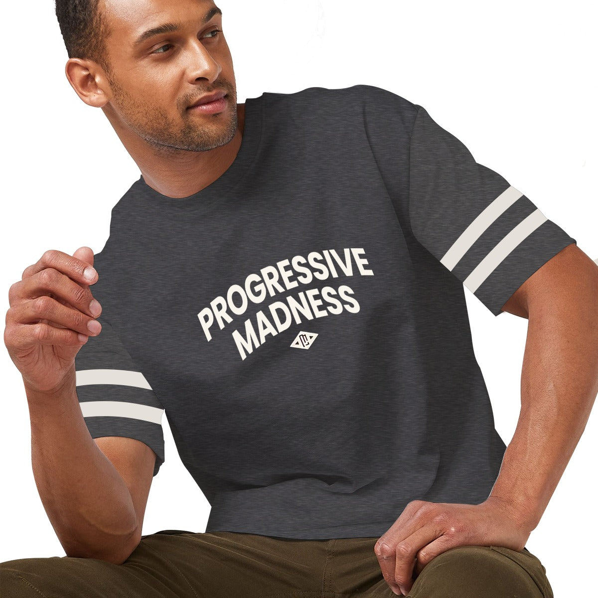OVERSIZE DOWN SHOULDER TEE SHIRT - CHARCOAL