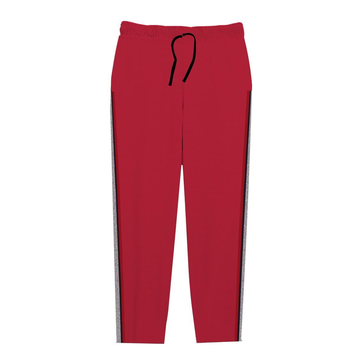 Women's Exclusive Printed Soft Cotton Summer Tracksuit - Red