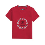 Women's Exclusive Printed Soft Cotton Summer Tracksuit - Red