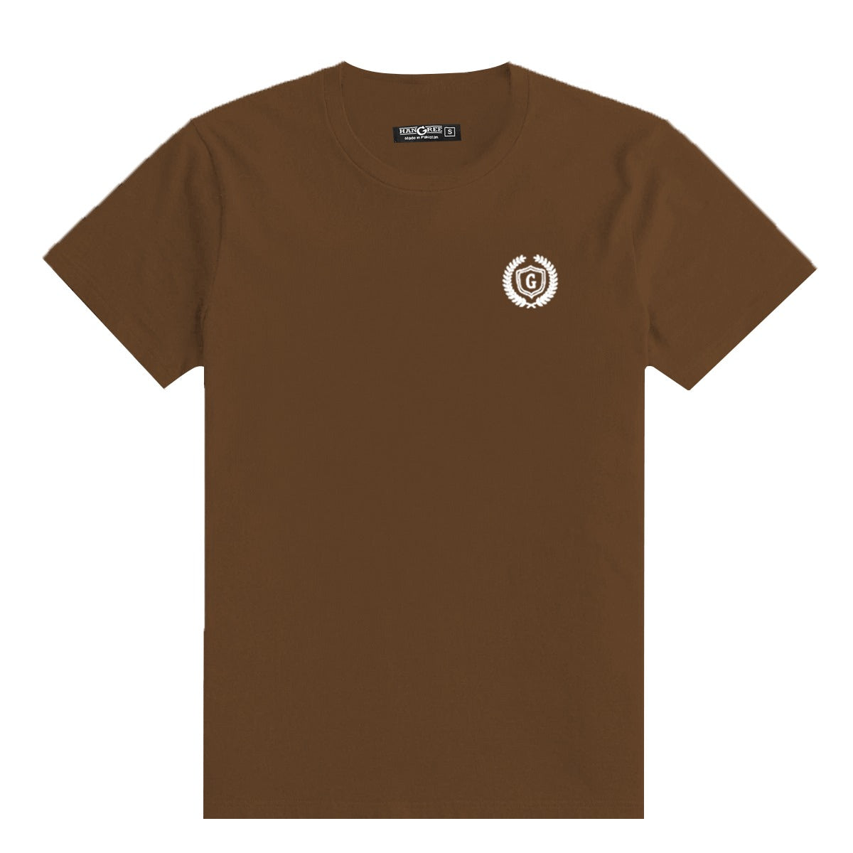 HG SIGNATURE EMB TEE SHIRT - Choco Brown