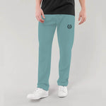 HG SIGNATURE EMB SOFT COTTON TROUSER - Light Ferozi