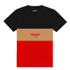 HG Three Panel Emb O Neck Tee Shirt For Men's
