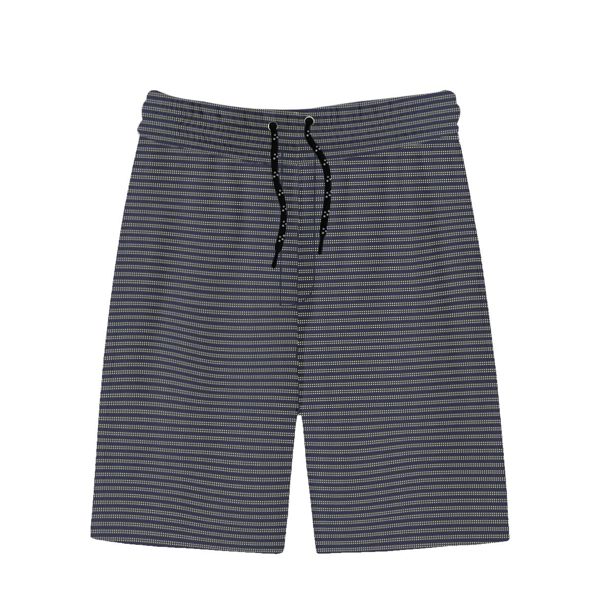 The Horizontal Lining Soft Cotton Three Quarter Shorts