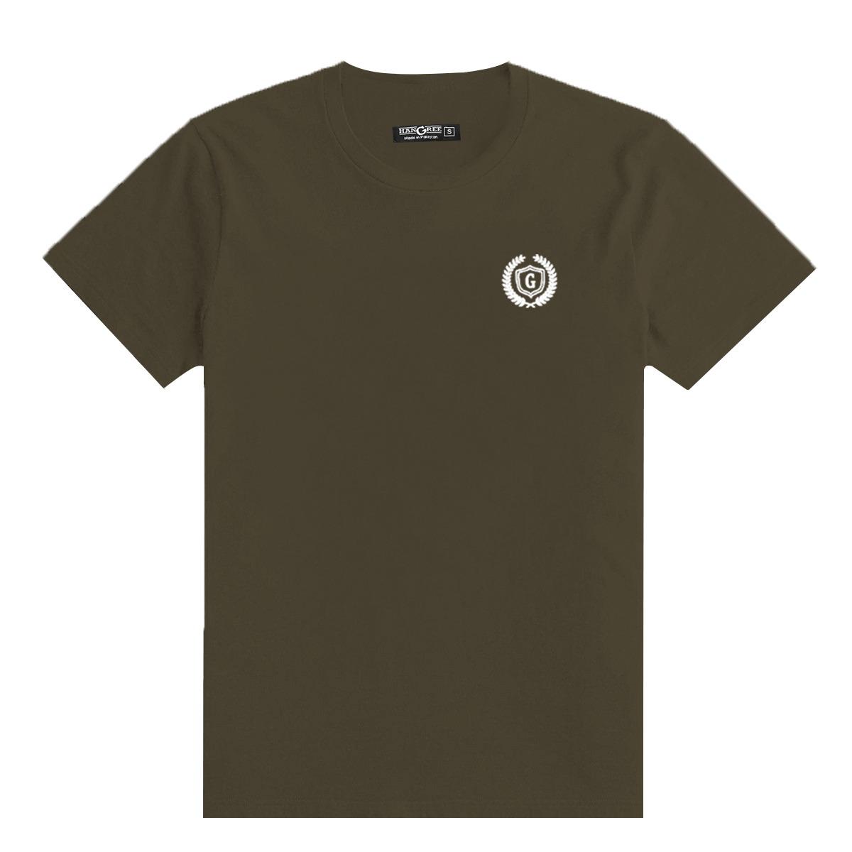 HG Signature Emb Round Neck Tee Shirt - Woodrush