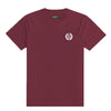 Men's Signature Emb. Round Neck Tee Shirt - Maroon