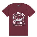 HG "VOLKSWAGEN" Printed Tee Shirt - Maroon