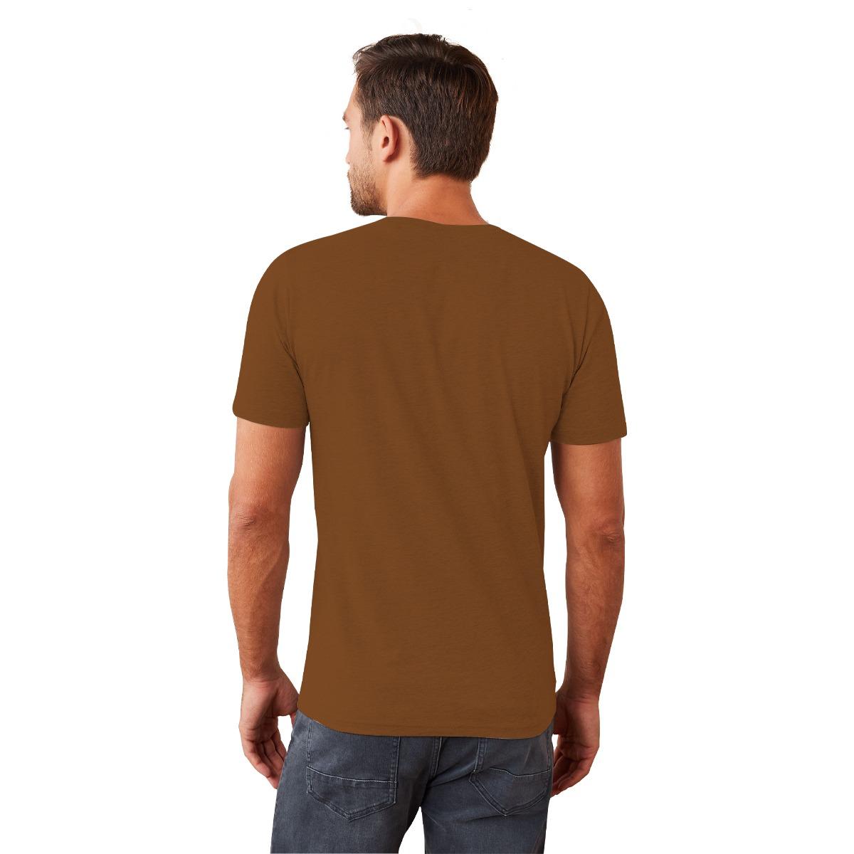 HG "VOLKSWAGEN" Printed Tee Shirt - Tan Brown