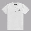 Men's Cotton Henley T-Shirt - Textured Off White (Minor Fault)