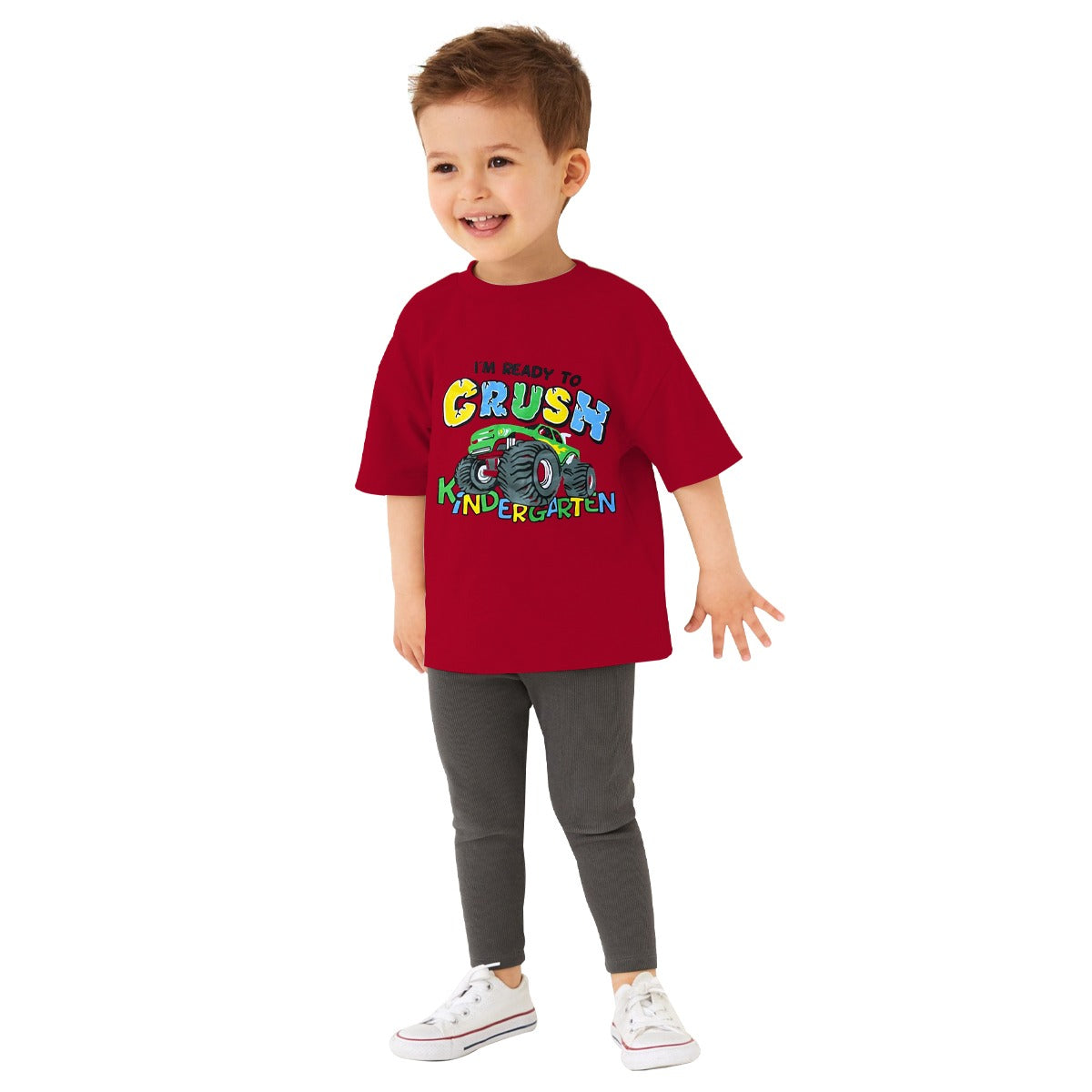 HG "CRUSH" Printed Boy's Tee Shirt - Red