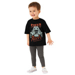 HG Boy's "SPEED RACER" Printed T-Shirt - Black